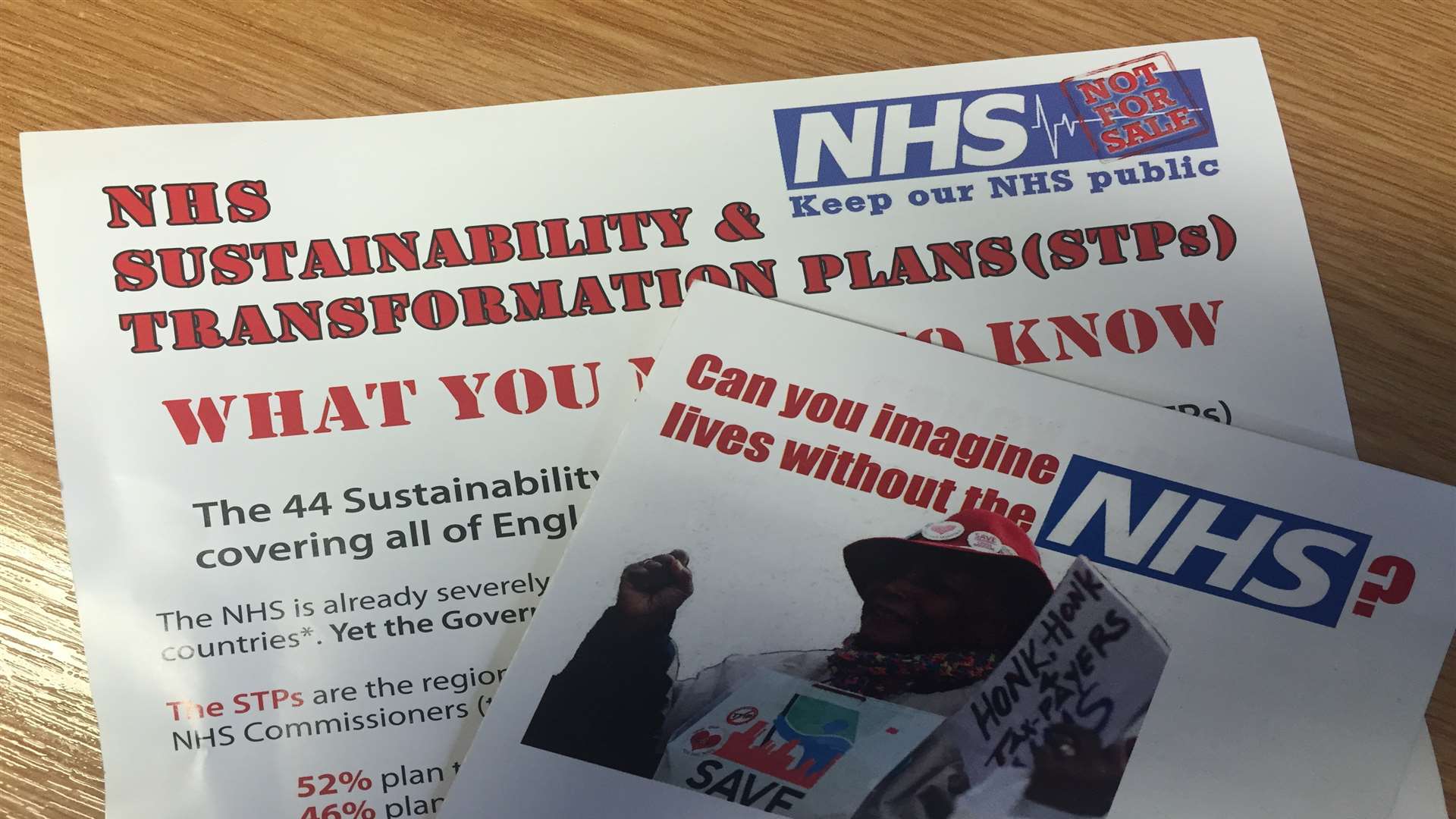 The meeting discussed the NHS Sustainability and Transformation Plans