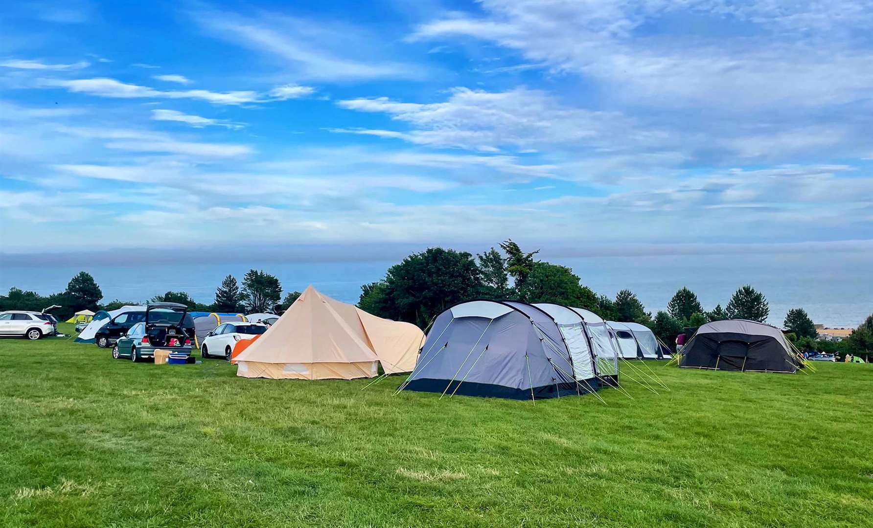 The campsite in Kingsdown is close to the seafront and it’s a pleasant walk along the beach to Deal. Picture: Facebook / Kingsdown Camping