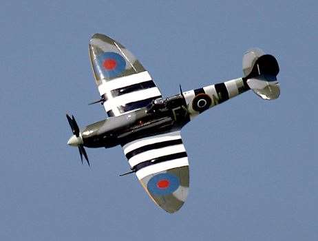 The Spirit of Kent Spitfire would have been flying overhead this weekend