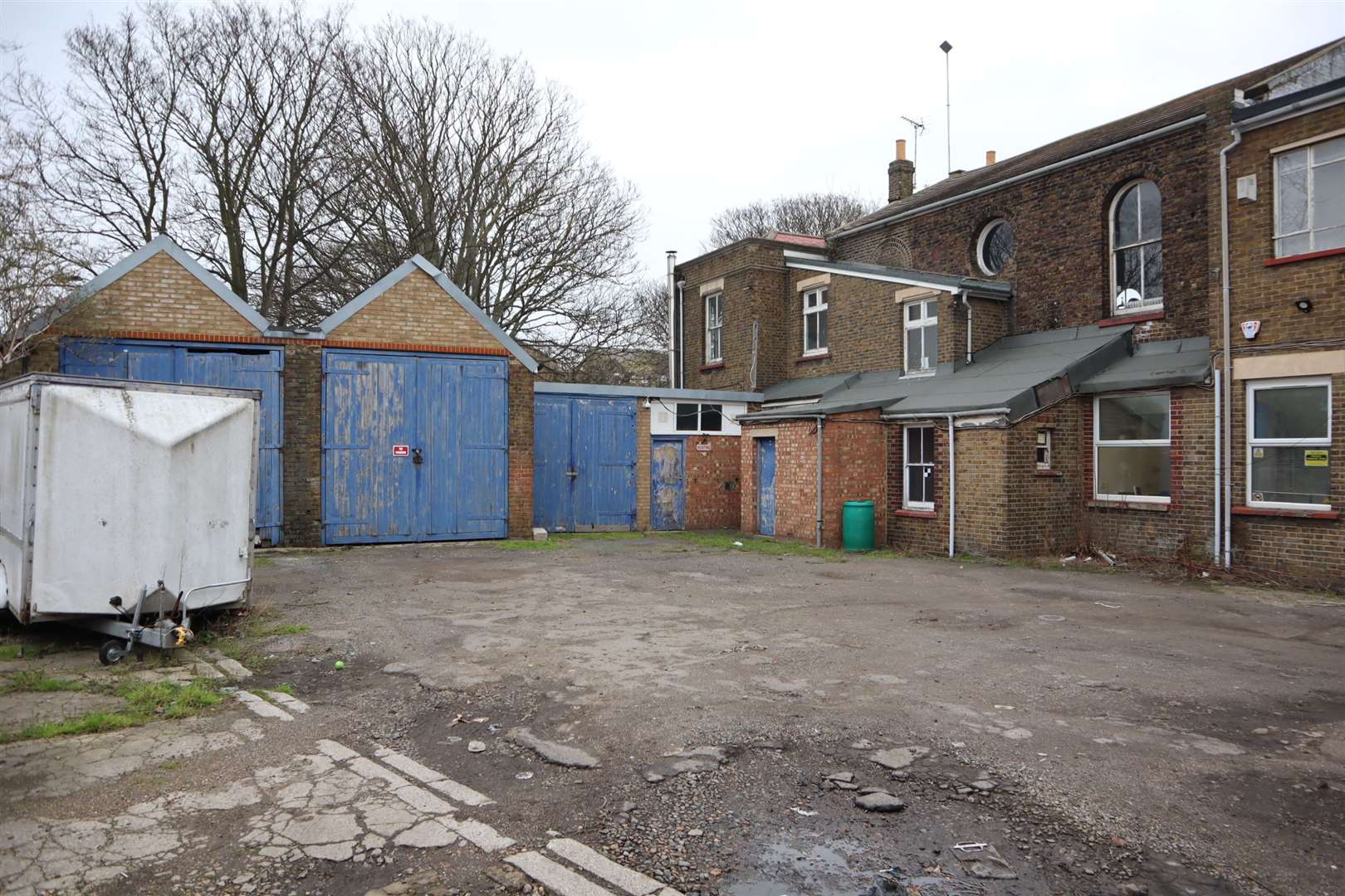 Sheds at the rear of Masters House in Trinity Road, Sheerness, could become workshops