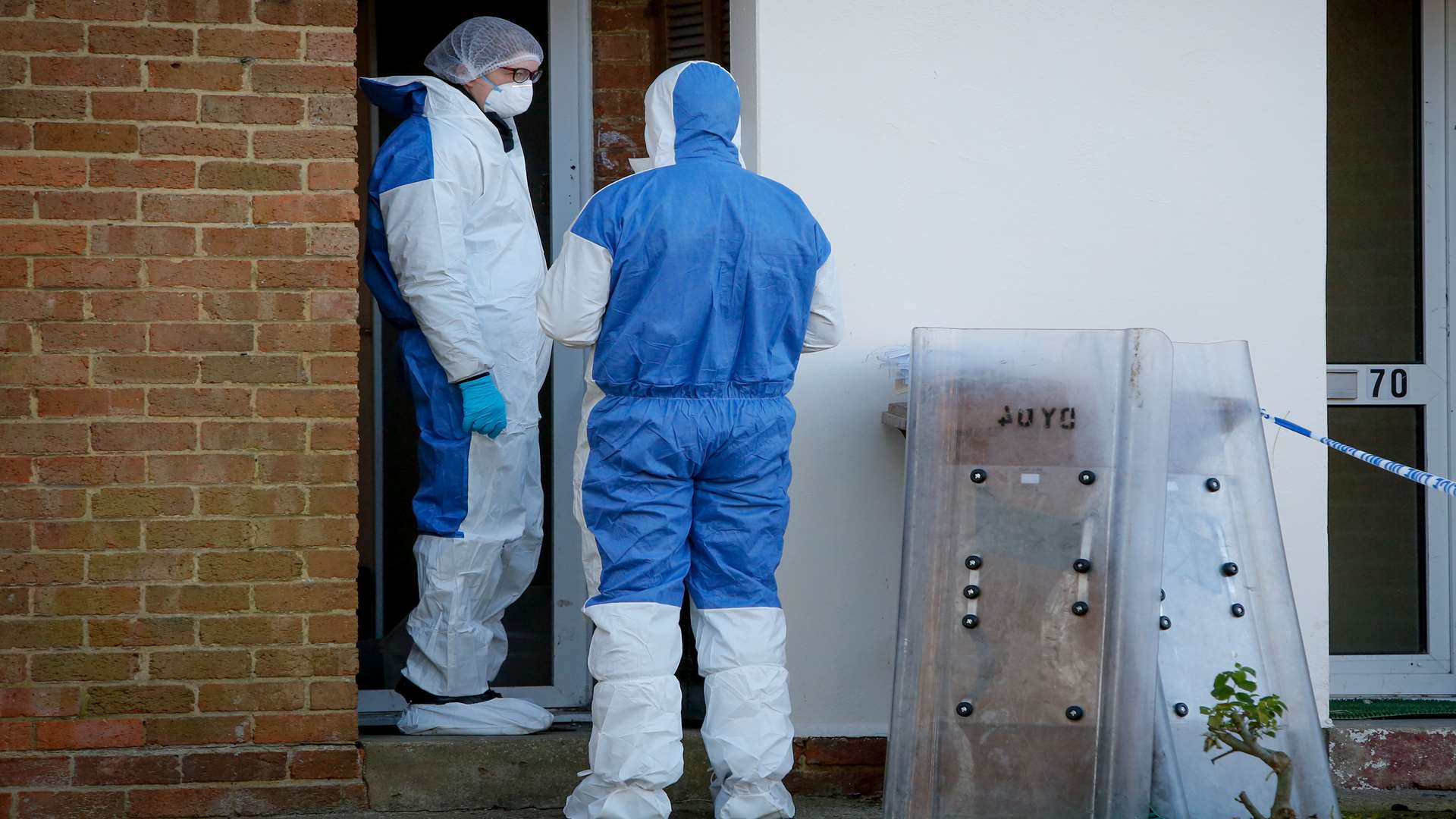 Forensics teams at house in Southborough