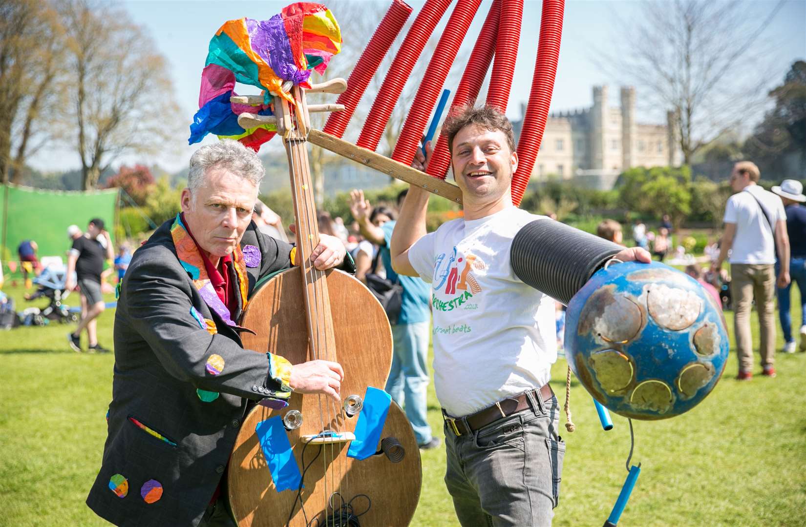 The Junk Orchestra will be at Leeds Castle this Easter