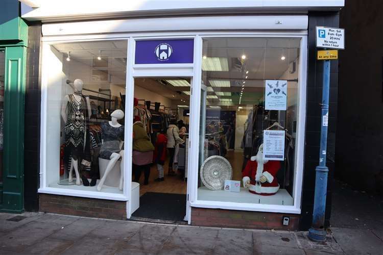 The Wisdom Hospice charity shop in Sheerness High Street