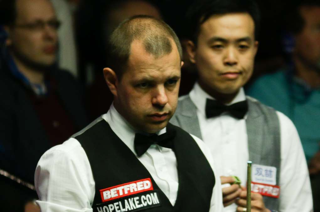 Barry Hawkins' hopes of World Championship glory have been dashed for another year, this time by Marco Fu Picture: World Snooker