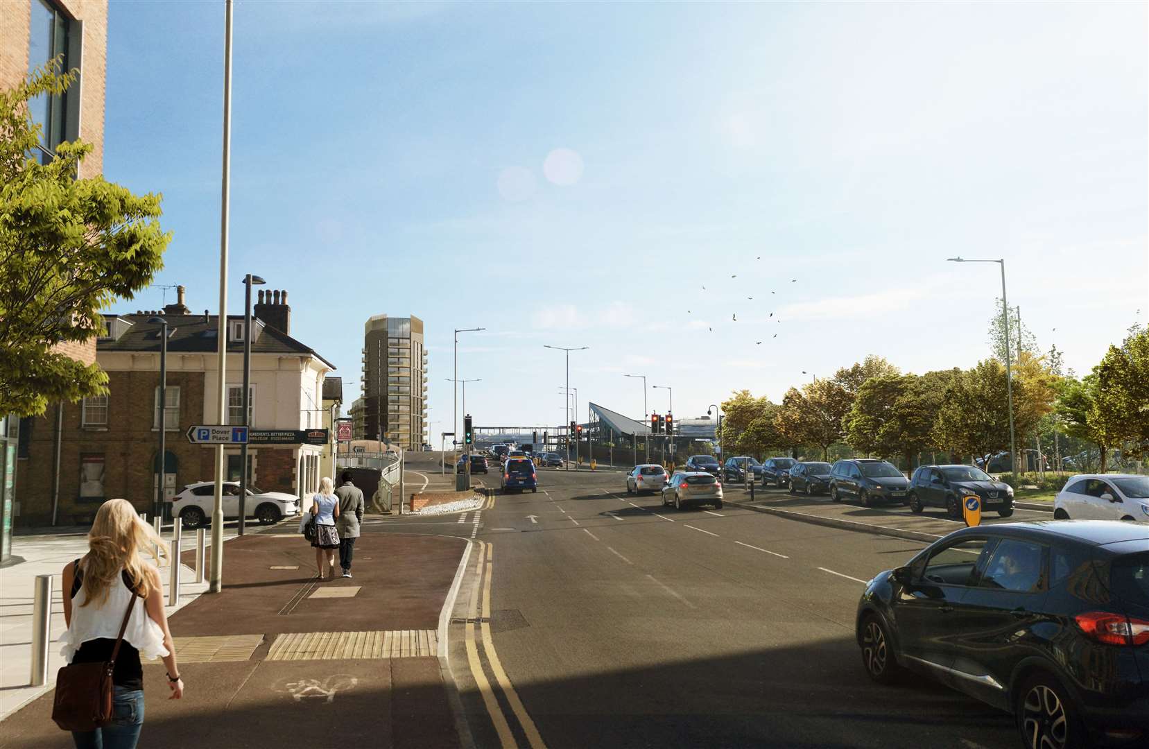 How the development could look from Station Road