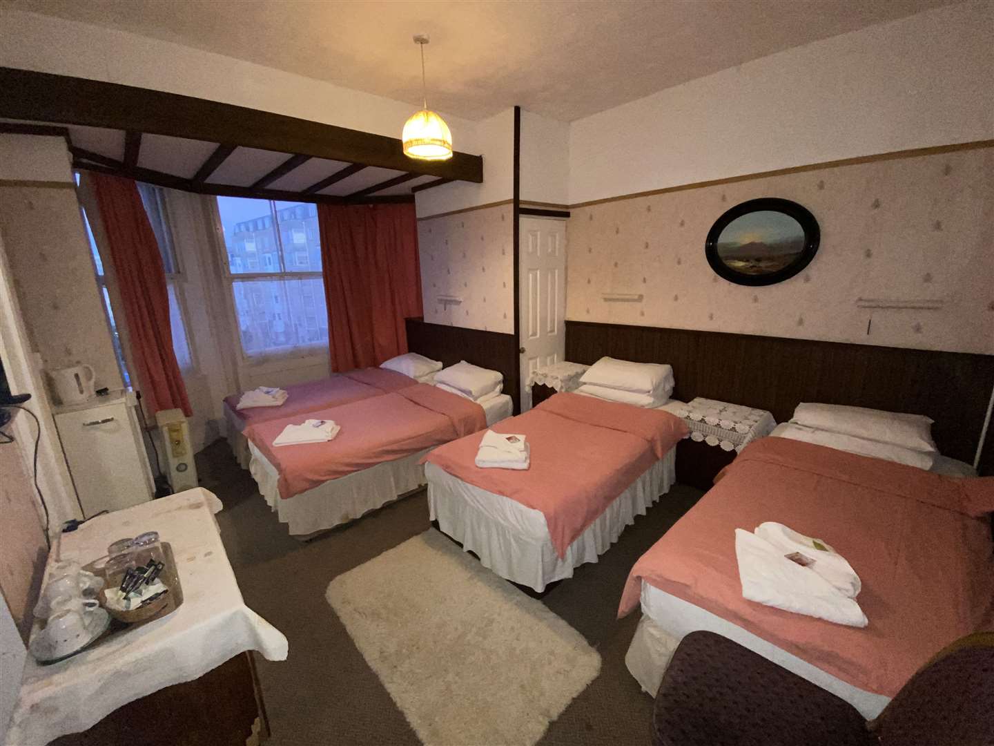 At £78 a night, this was the four-bed room we got at The Windsor
