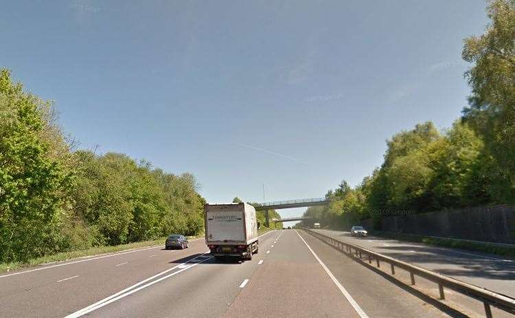 The A21 has been closed due to a pothole (26705852)