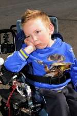 Ethan Lambeth whose specially adapted van has been destroyed