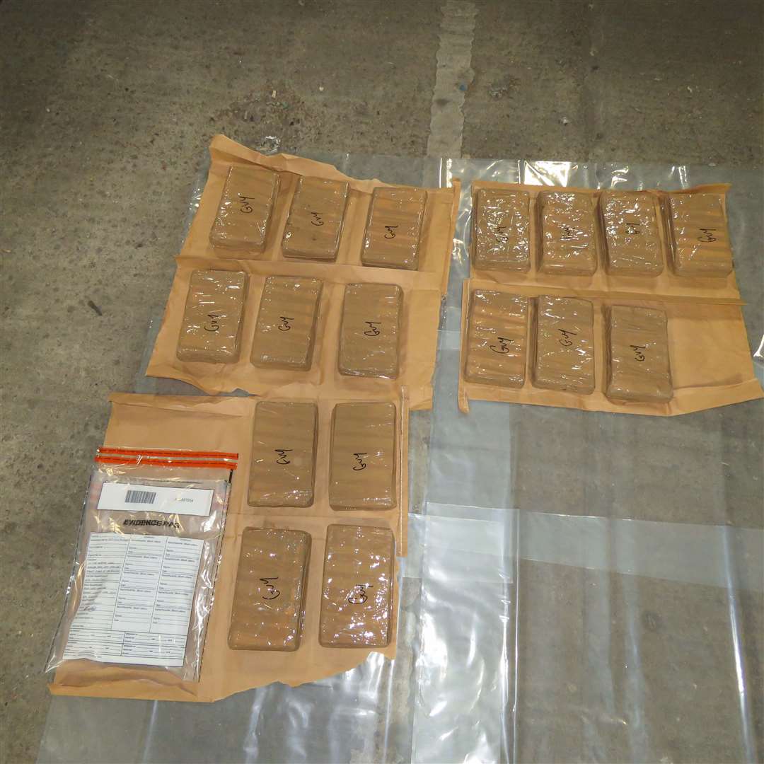 Cocaine was found in a lorry compartment. Photo: NCA