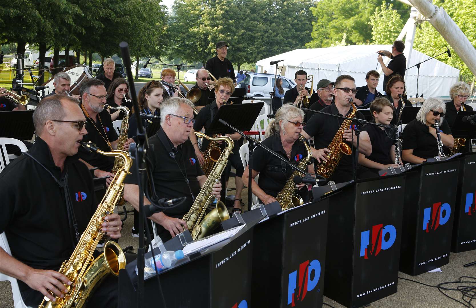 Invicta Jazz play last year's proms in Whatman Park Picture: Andy Jones