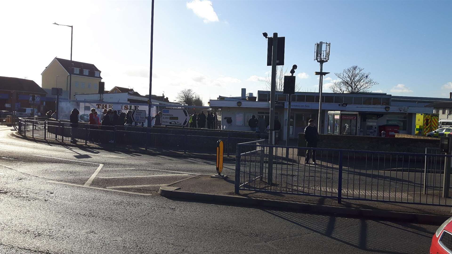 Sheerness train station this morning (6809199)