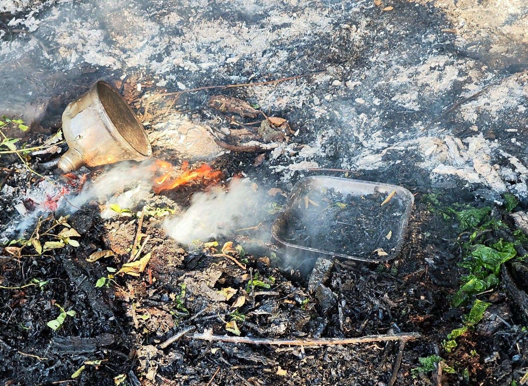 Firefighters attended a number of fires last year where barbecues were involved. Image: Hampshire & Isle of Wight Fire Service.