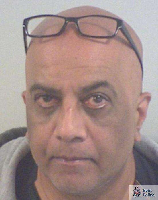 Jaswant Gohil was sentenced to three years behind bars. Picture: Kent Police (2436342)