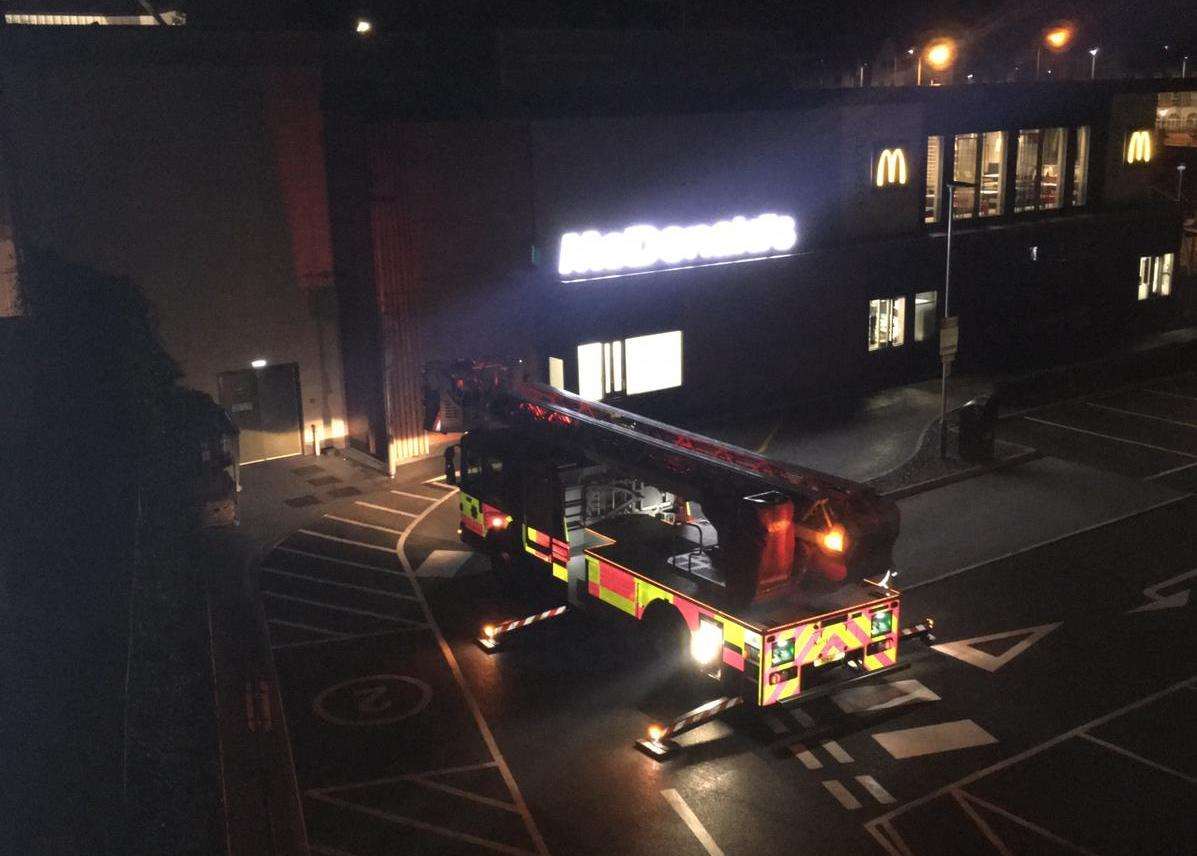 Firefighters were called out to McDonald's in Broadway, Maidstone (4315253)