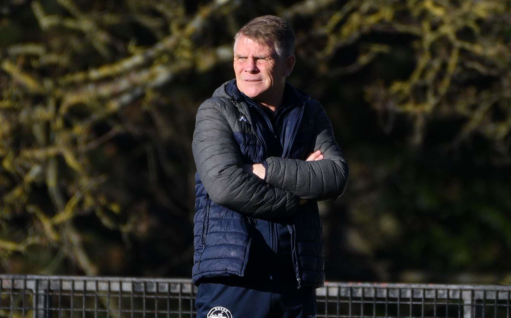 Dover manager Andy Hessenthaler was sent off. Picture: Barry Goodwin