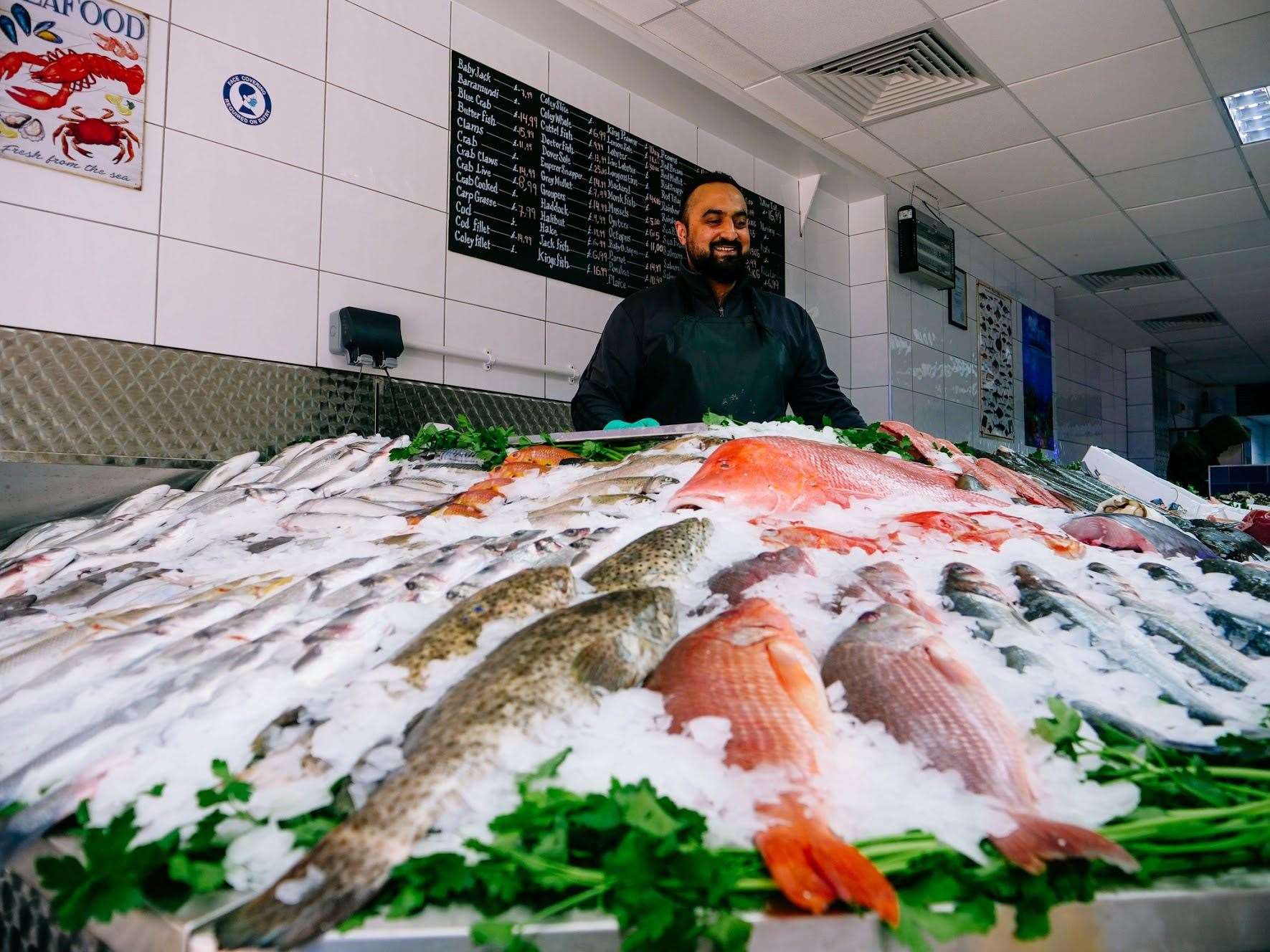 Moshtaq and the team at Kent Quality Fish worry the economic situation will force them to close