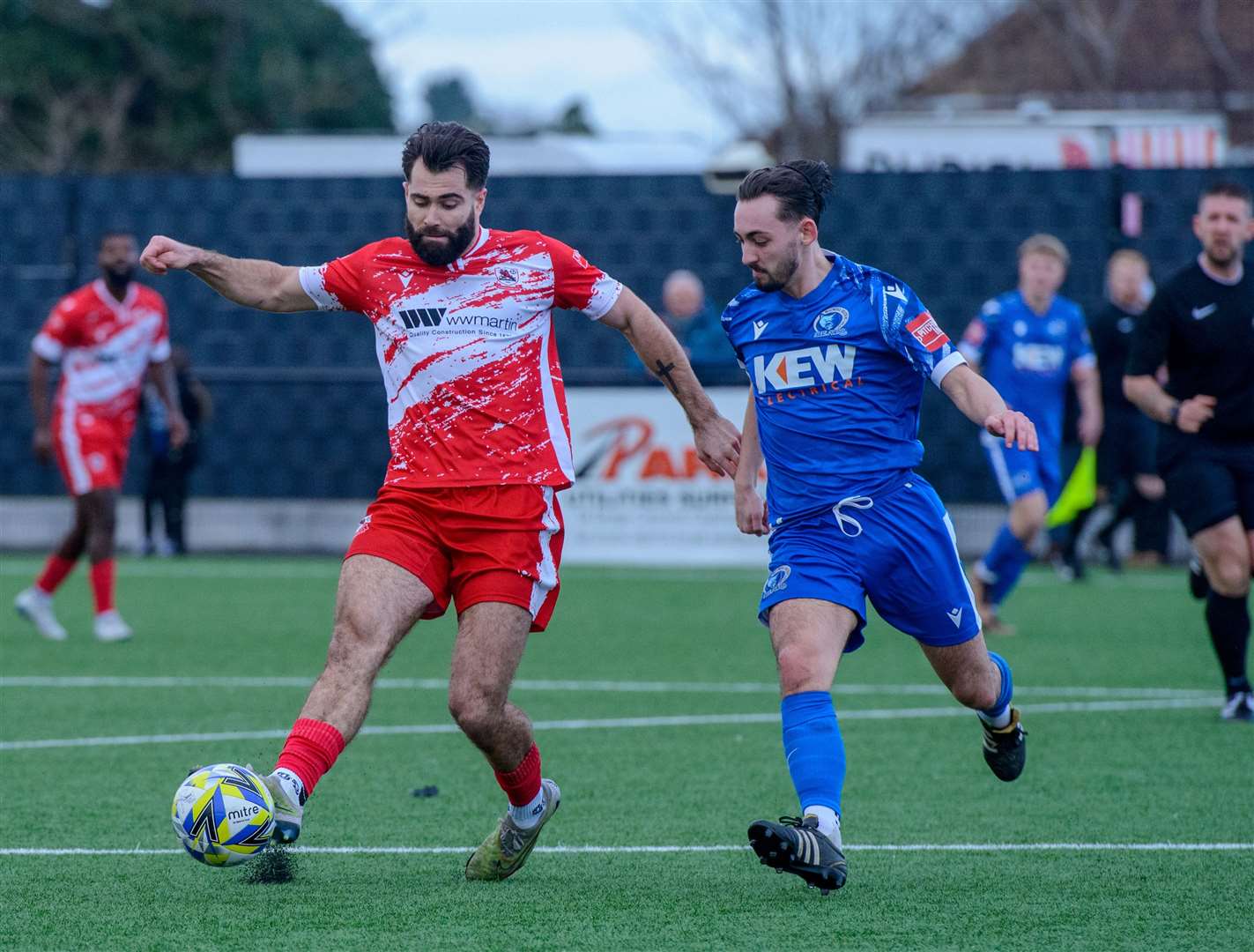 Joe Turner played 90 minutes on his Ramsgate debut. Picture: Stuart Watson