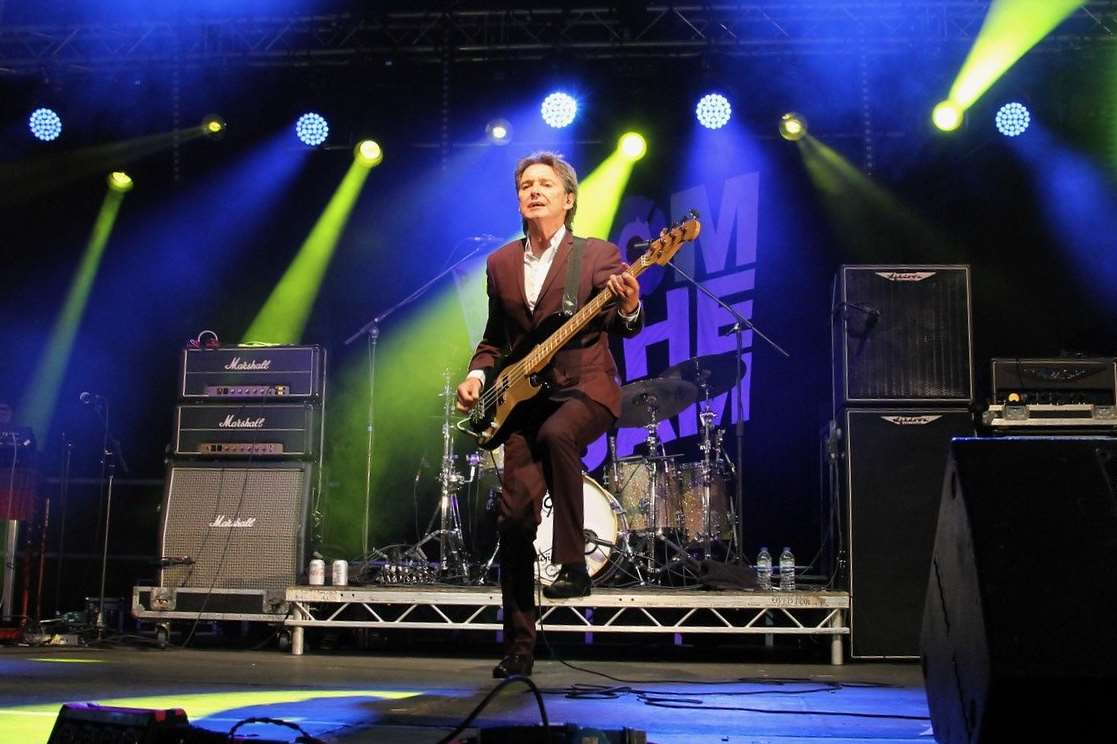Bruce Foxton From the Jam performed at last year's Vicar Picnic