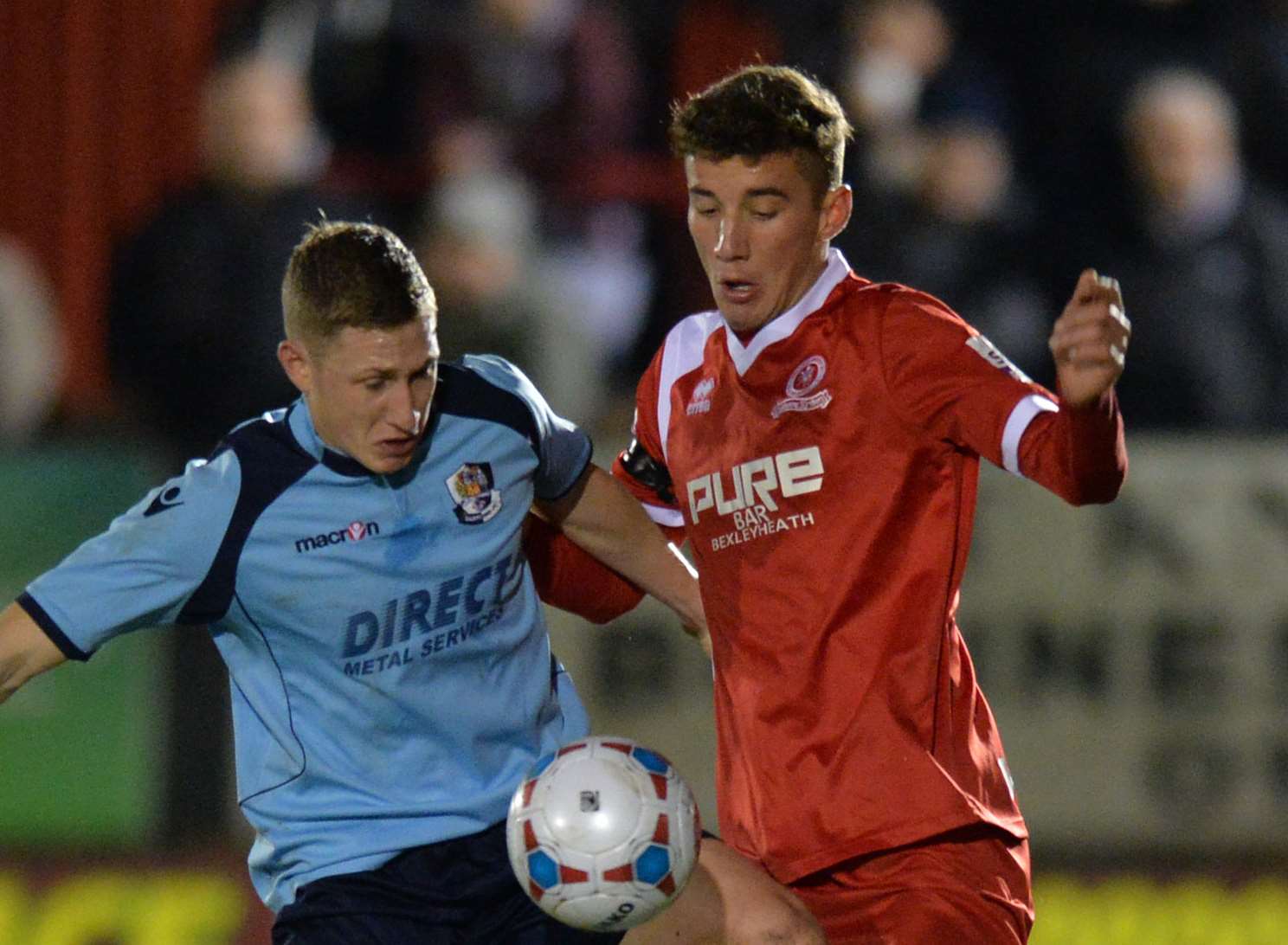 Baily Cargill in action on loan at Welling Picture: Keith Gillard