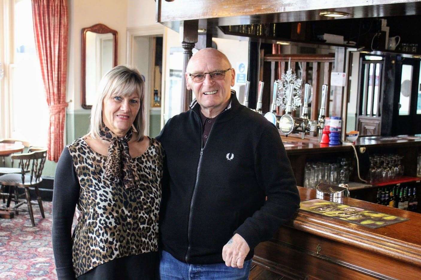 Sharon and Ray Summers are the new bosses at the Princess of Wales pub in Margate