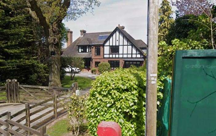 11 houses in Pear Tree Lane are valued at over £1 million. Picture: Google