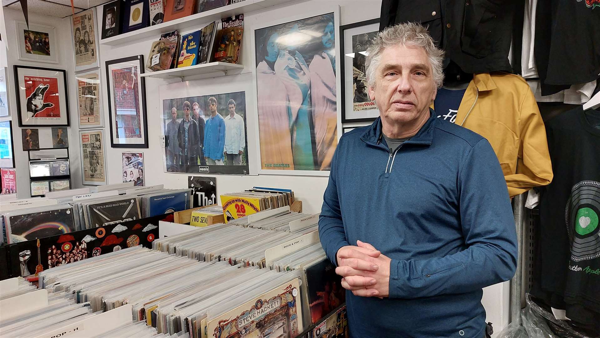 Vince Monticelli runs The Record Store