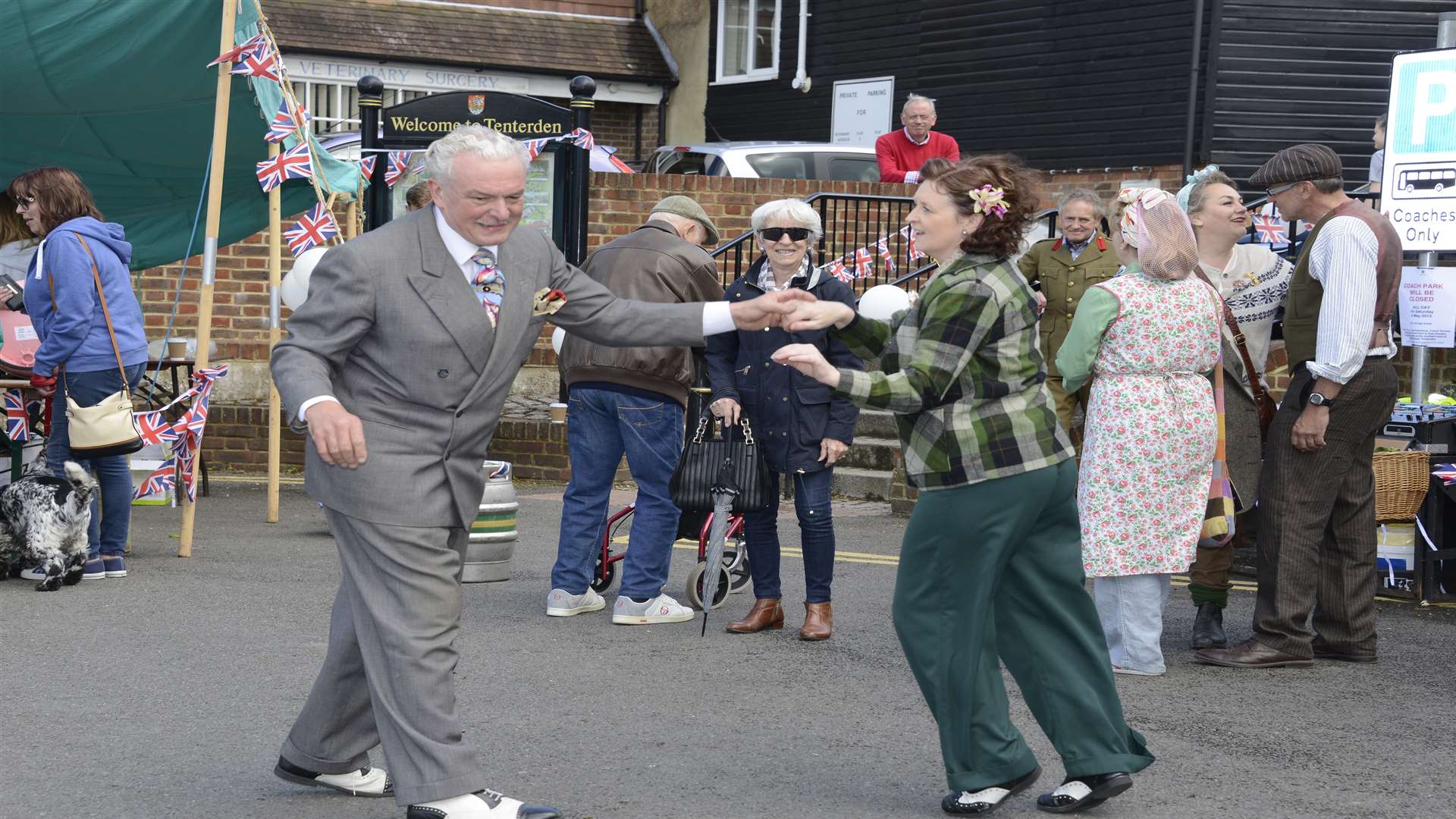 Cinque Ports Lindy Hoppers put on a dancing display Picture: Paul Amos
