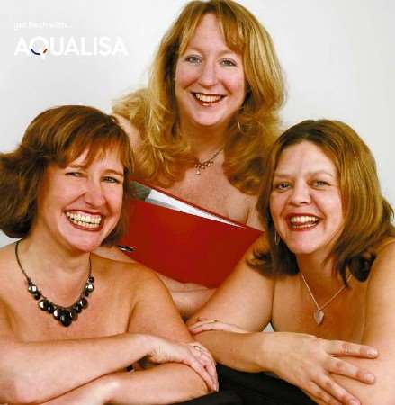 CALENDAR GIRLS: July's trio of Susan, Angela and Tracey. Picture: ALEX BROAD