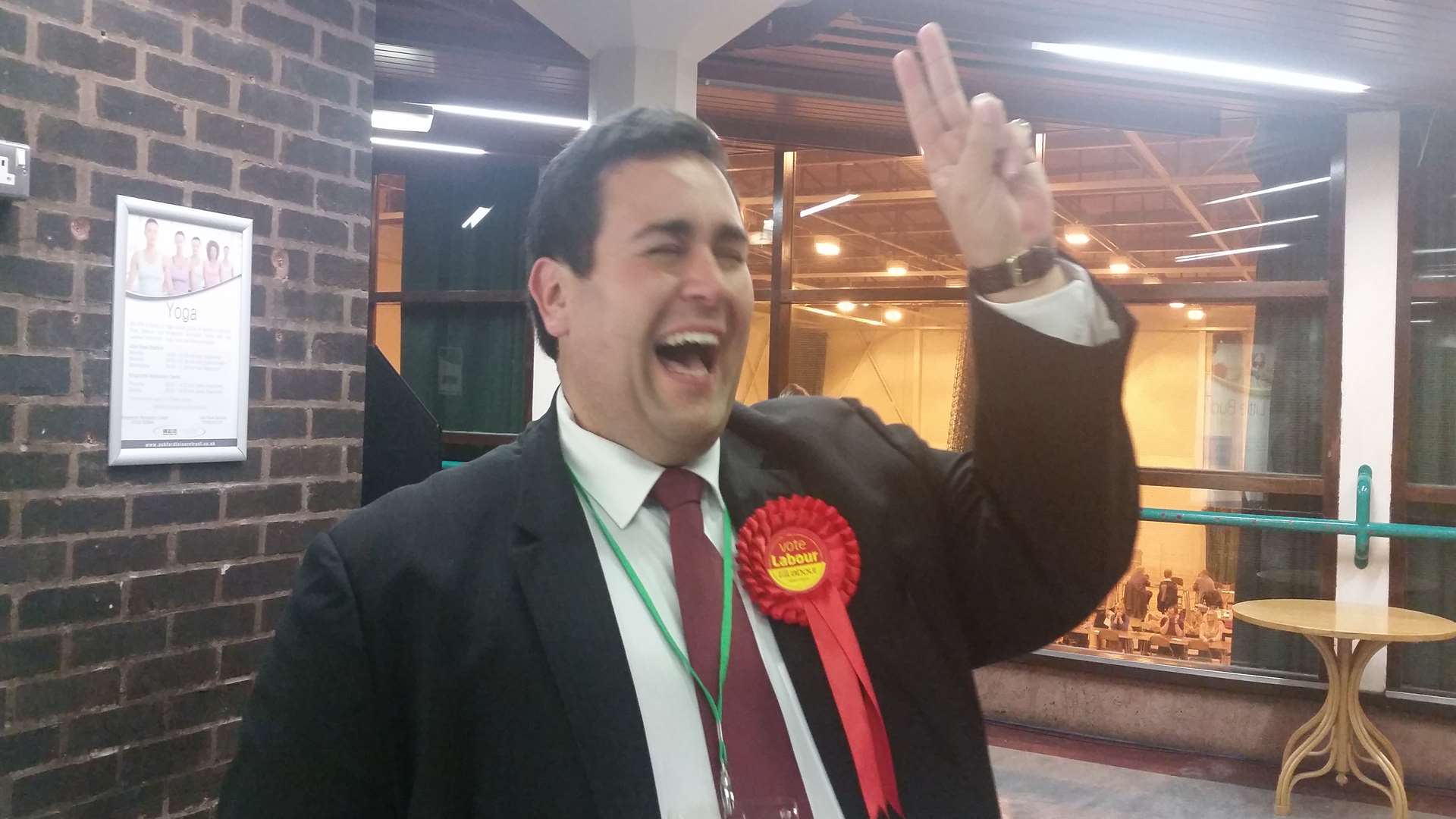 Labour candidate Brendan Chilton is feeling positive
