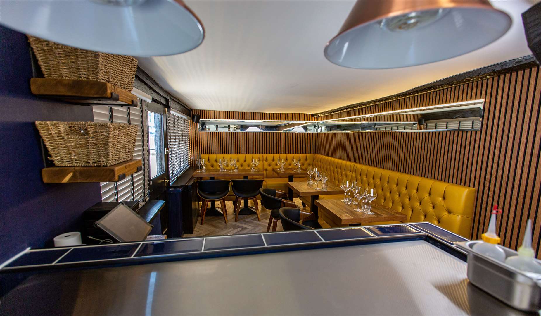 The restaurant has five tables and seats up to 12 guests. Picture: Brad Redding