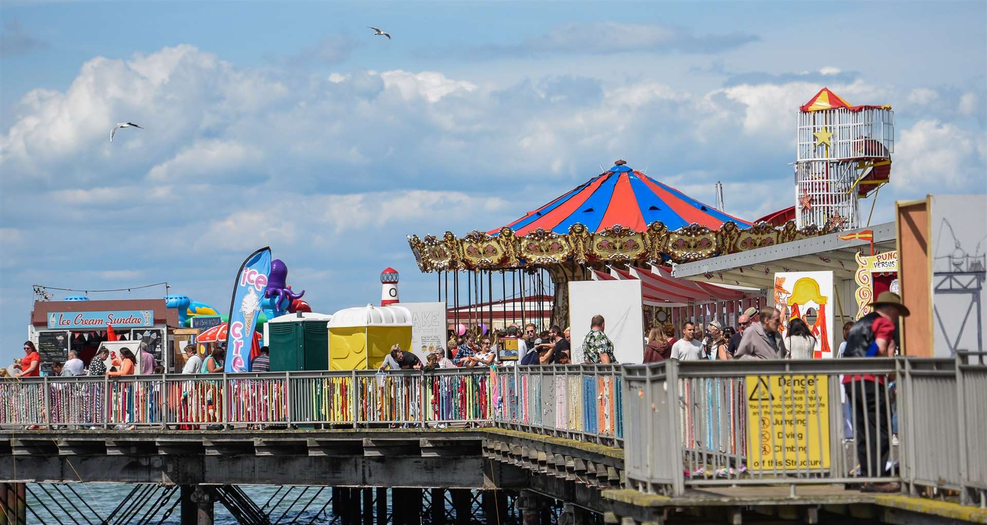 The pier is a landmark of the town and is home to many events throughout the year. Picture: Alan Langley
