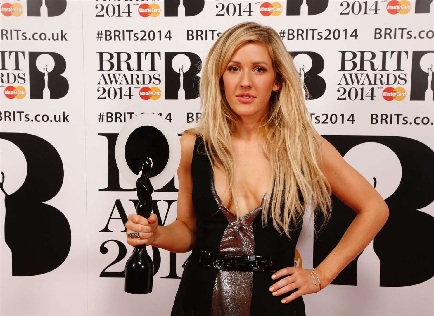 Ellie Goulding, photographed at The Brit Awards 2014. Pic: Photo/John Marshall JM Enternational