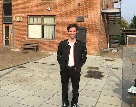 Josh Bate, one of Wye School's first leavers, will be reading international relations at the University of Leeds