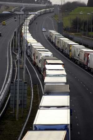 Operation Stack as traffic reached its height