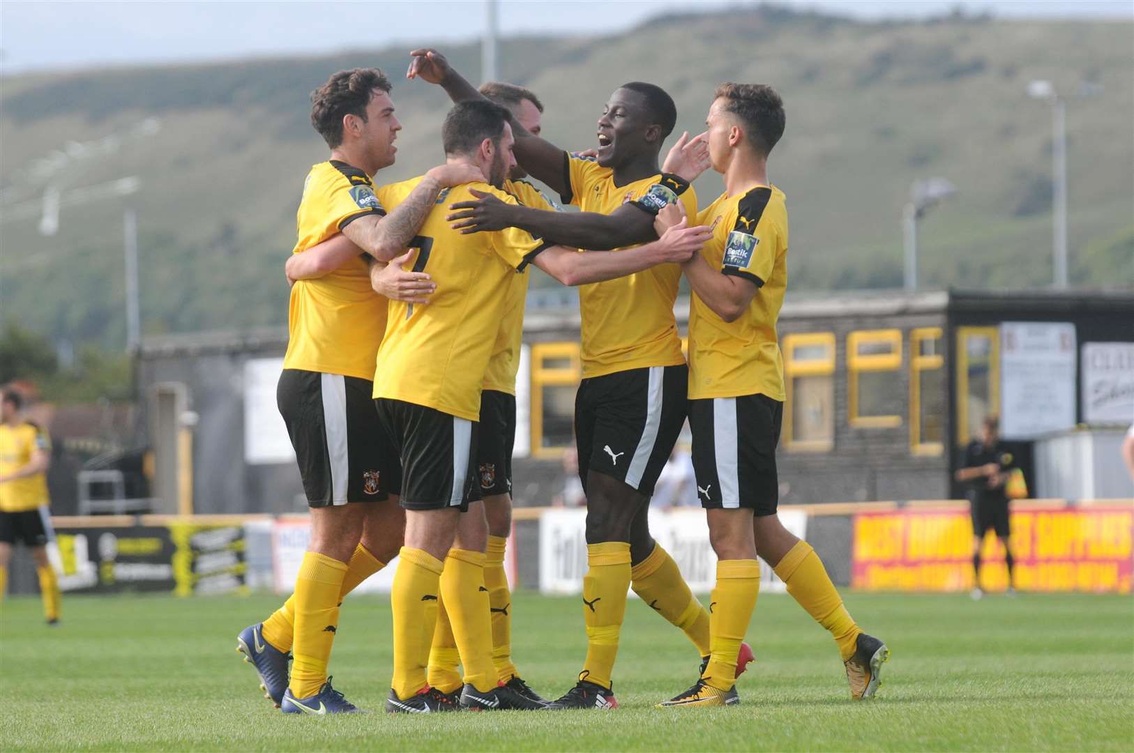 Folkestone are going for the Bostik Premier play-offs again Picture: Wayne McCabe