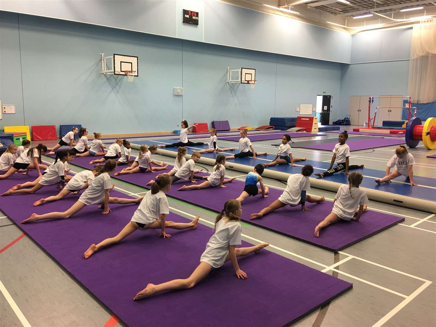 A gymnastics session at Strood Academy