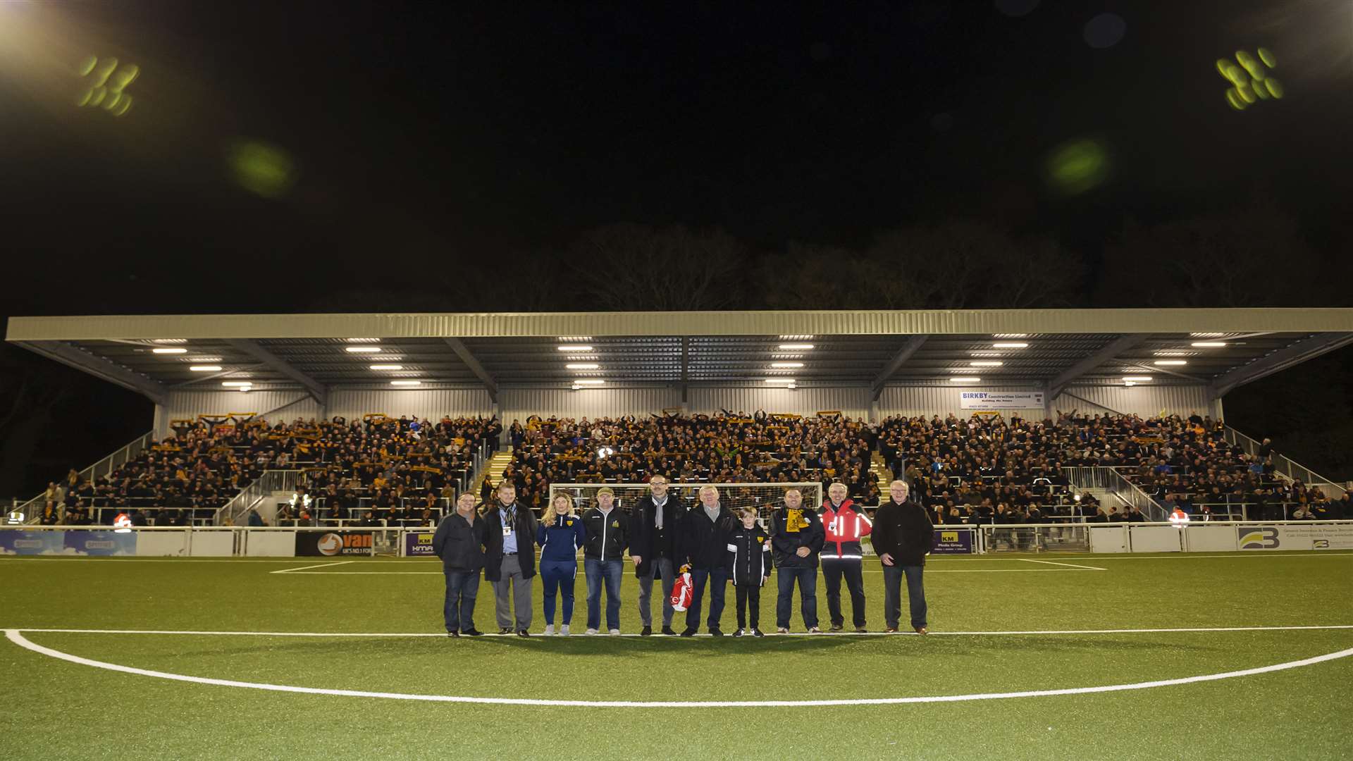 The opening of Maidstone's new North Stand Picture: Andy Payton