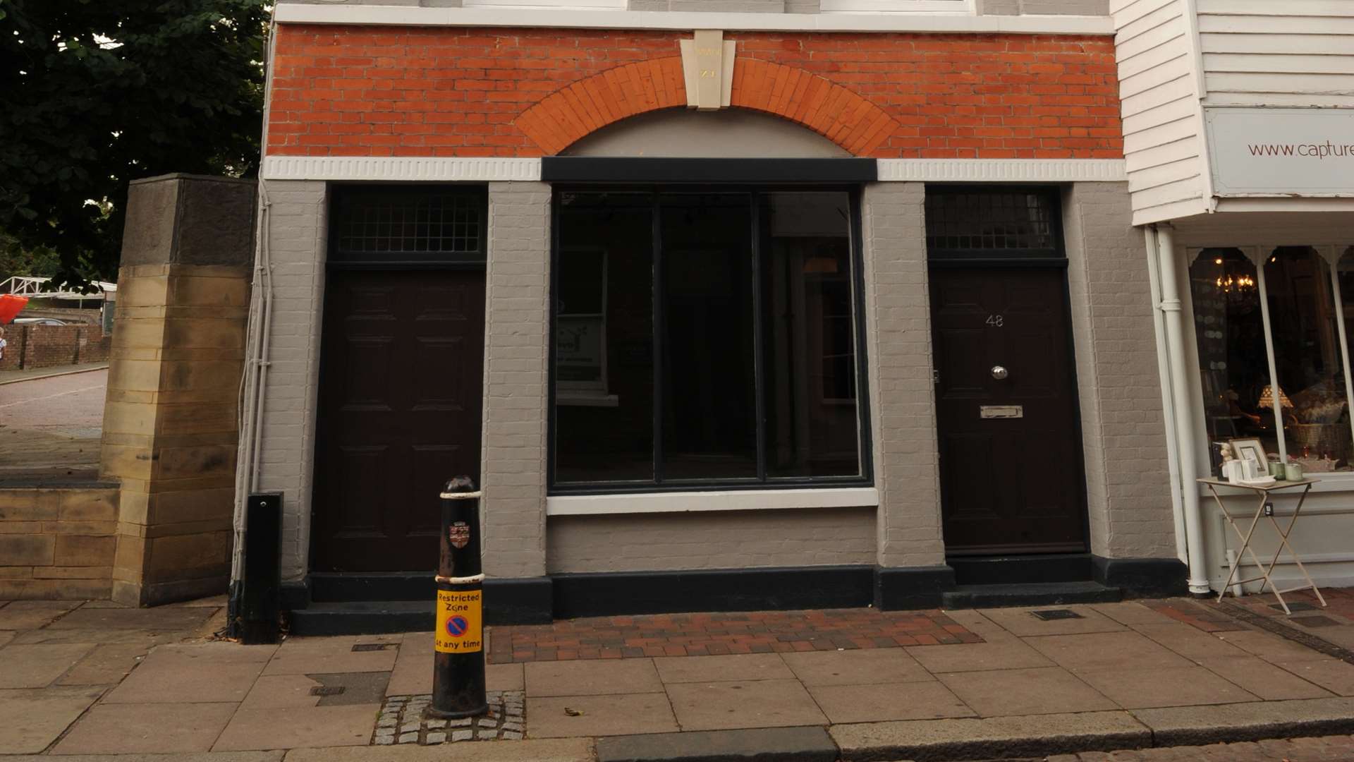 The pavement was found in the basement of this High Street property