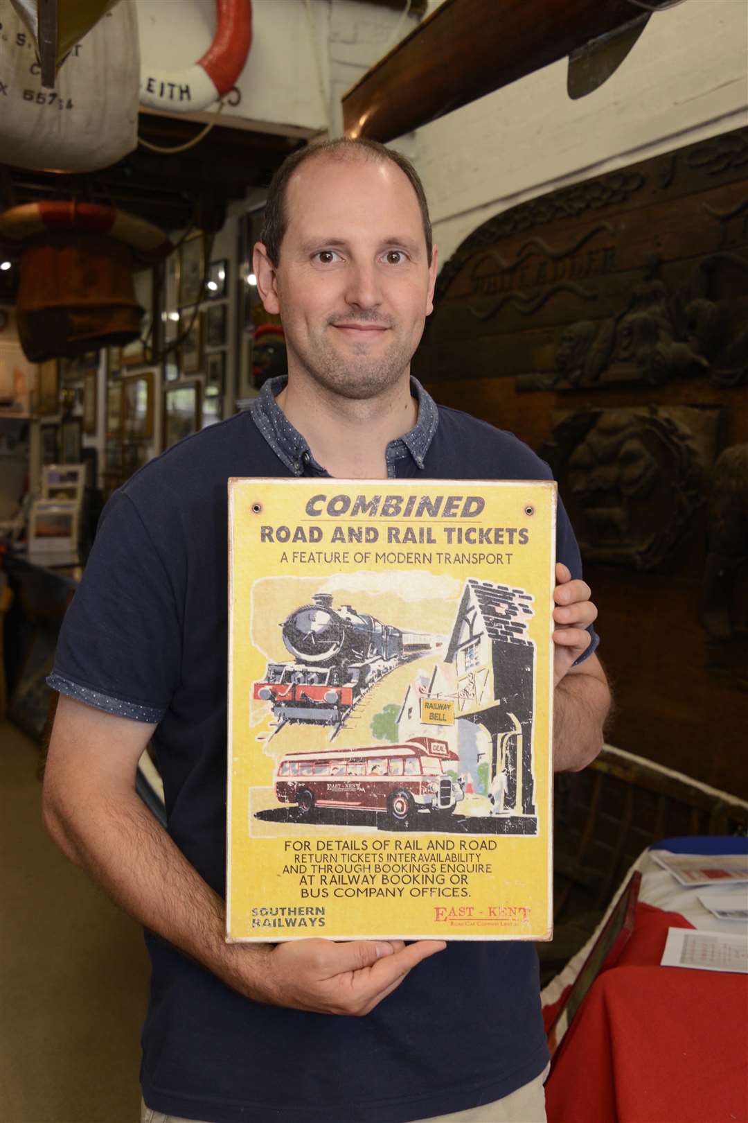 Deal Maritime and Heritage Museum East Kent Road Car Company exhibition organiser Colin Varrall