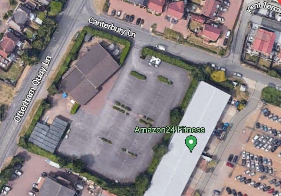 A map showing the location of the Brethren's Meeting Room in Otterham Quay Lane, Rainham. Picture: Google Maps'