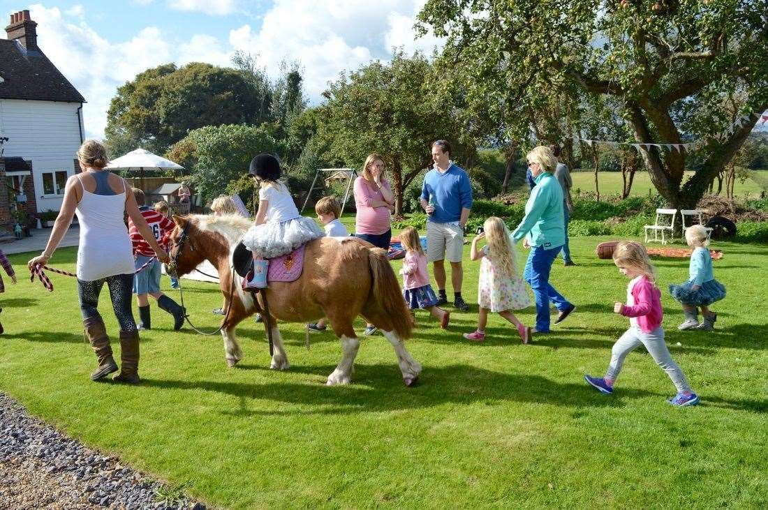 Pony Parties Kent brings the animals to your garden for £150