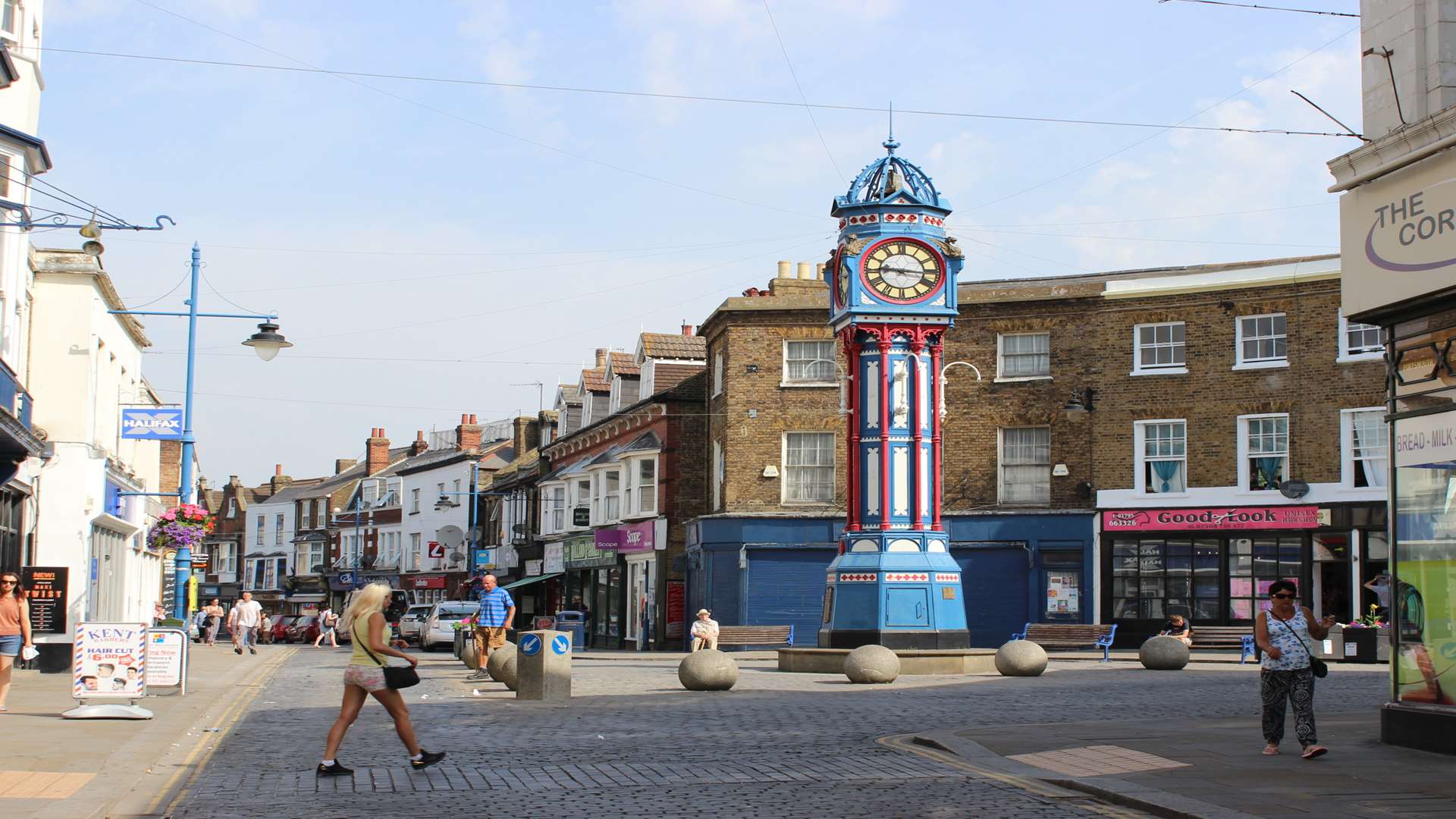 Now: Sheerness town centre as it is today