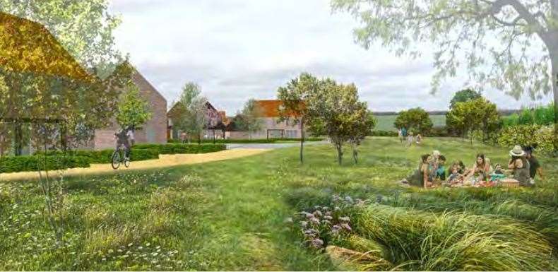 How the homes could look. Picture: Carter Jonas/Swale council planning papers