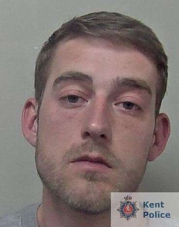 Joseph Turner, 30, has been jailed after attacking a pensioner in Ramsgate. Picture: Kent Police