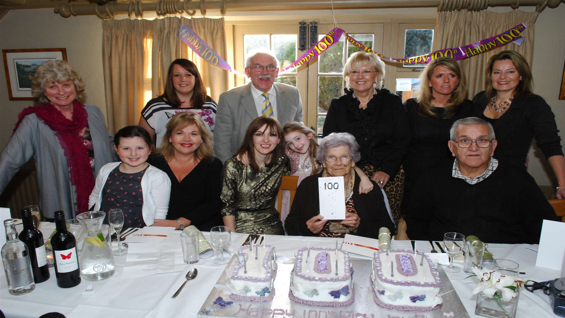100th Birthday of Elsie Garlinge The Kings Arms Meopham Green
