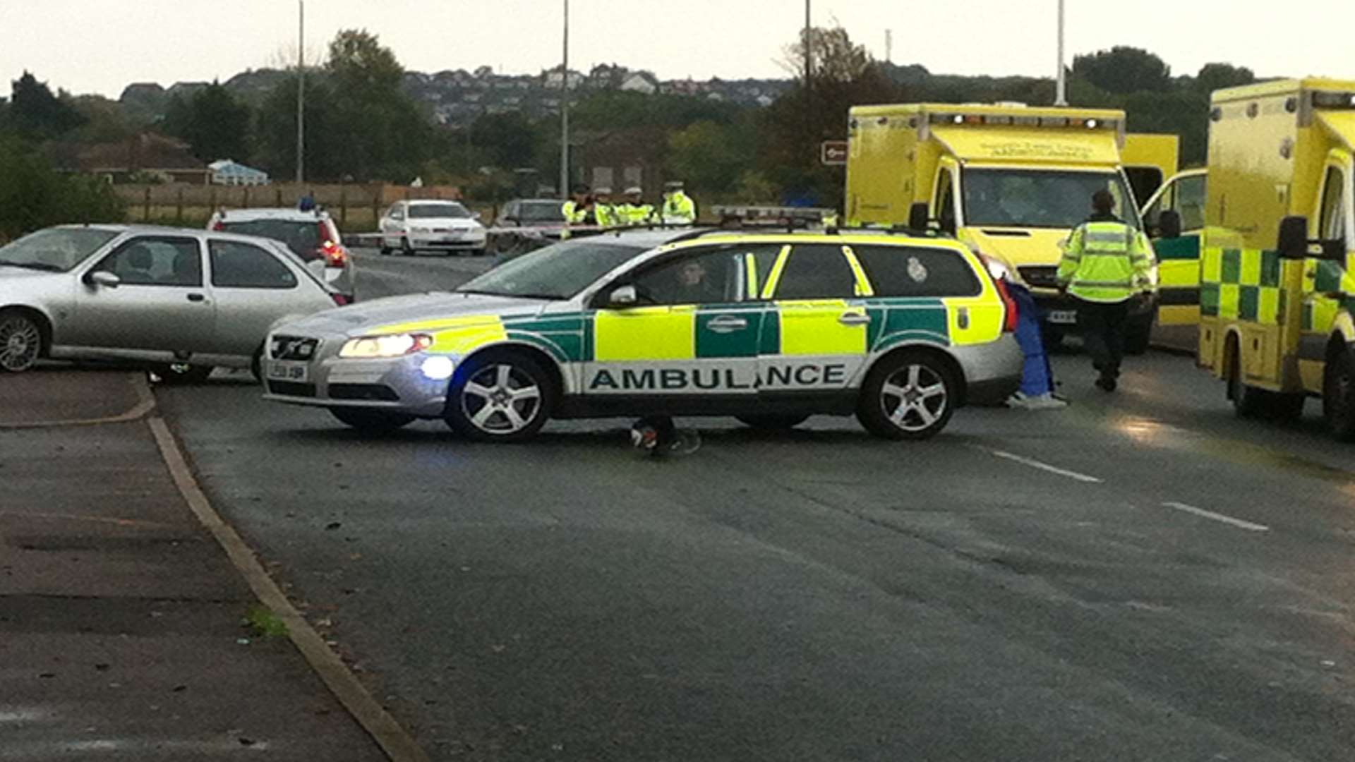 A man believed to be in his 70s died in the accident