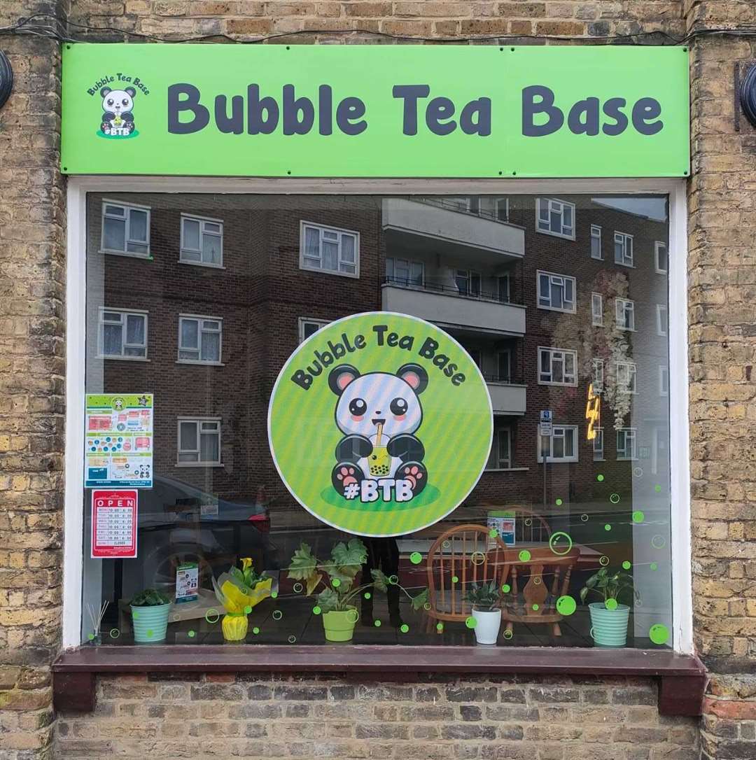 The new Bubble Tea Base shop in Dover - which will be the town's first bubble tea shop. Pictures: Surabhi Ziarek