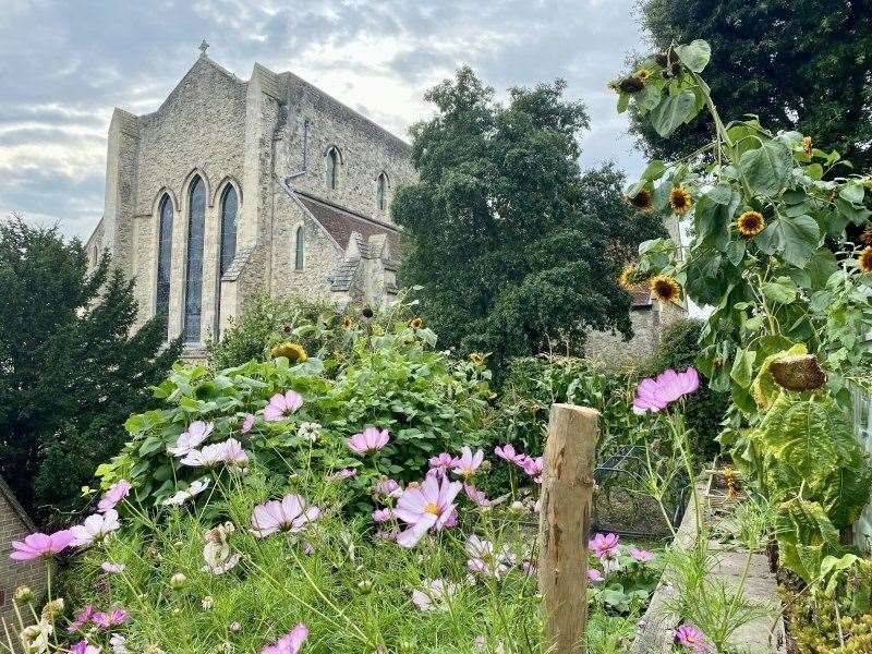 The picturesque gardens at Vergers in Hythe can be found next to St Leonard’s Church. Picture: National Garden Scheme