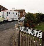 Irvine Drive, Margate, where the remains of Dinah McNicol and Vicky Hamilton were found in November 2007.