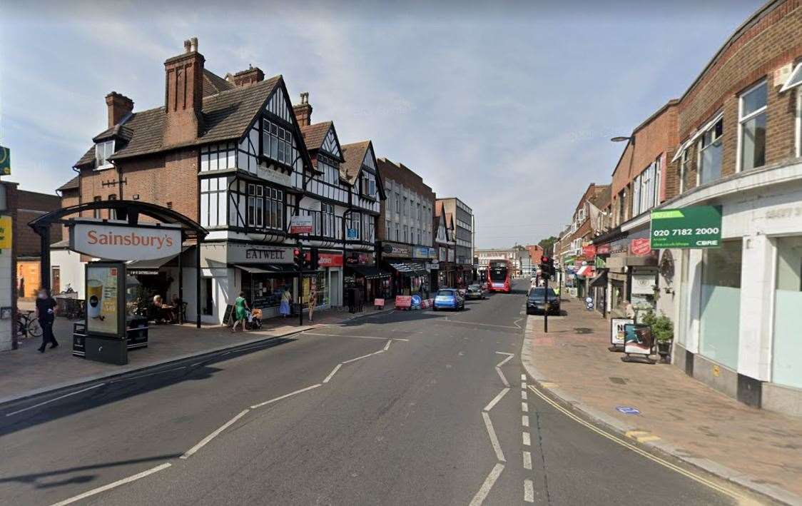 The attack happened in Beckenham High Street. Picture: Google Street View